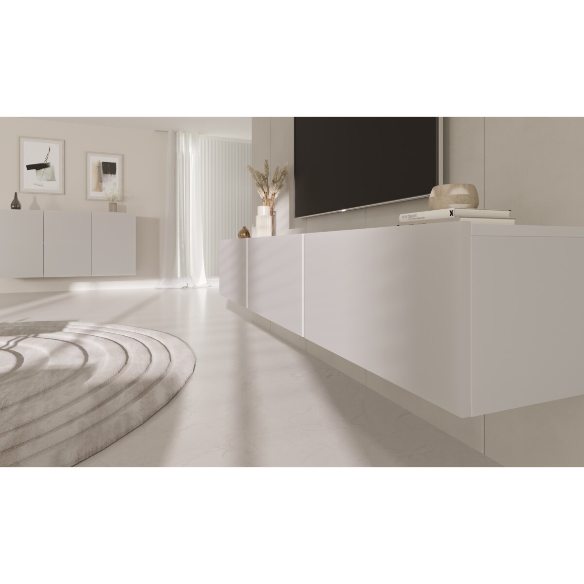 Szafka RTV Dallas biala