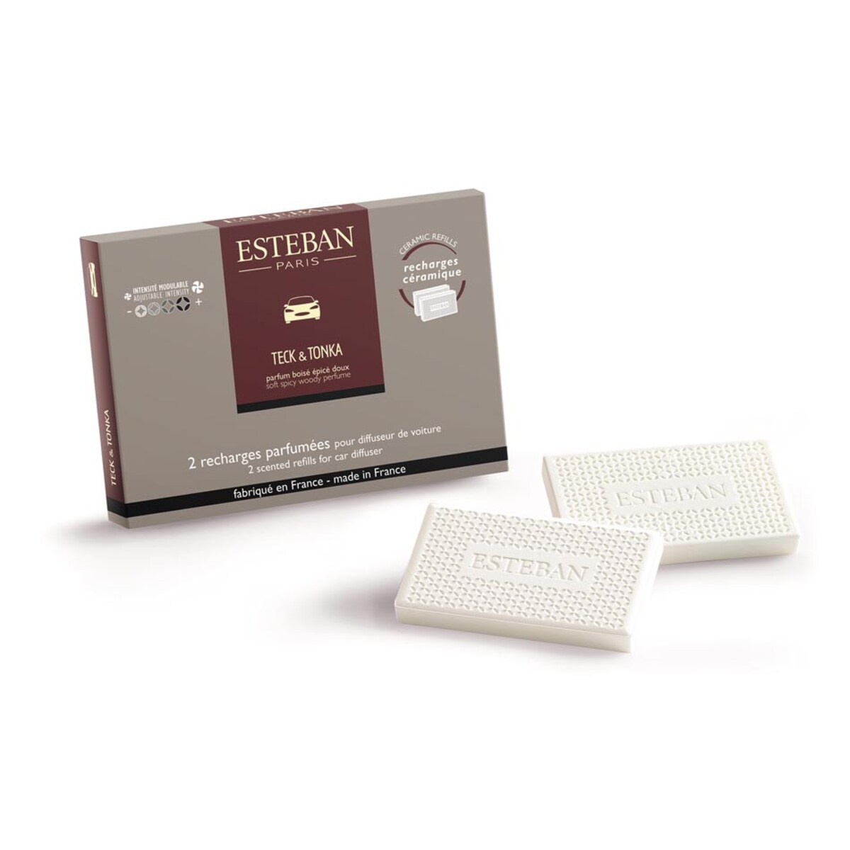 Zestaw 2 wkładów do dyfuzora samochodowego Teck & Tonka, Esteban