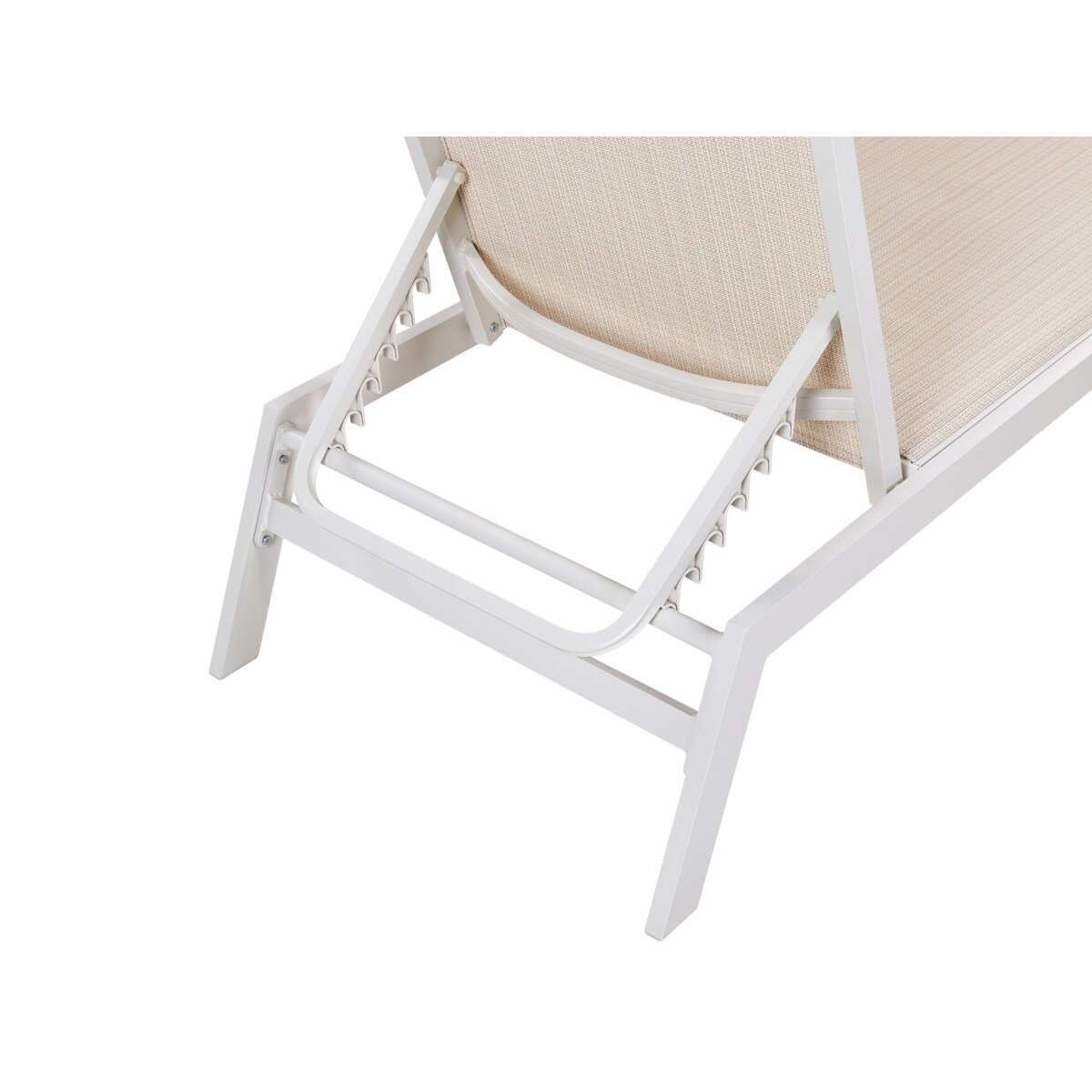 Leżak ogrodowy beżowy CATANIA II