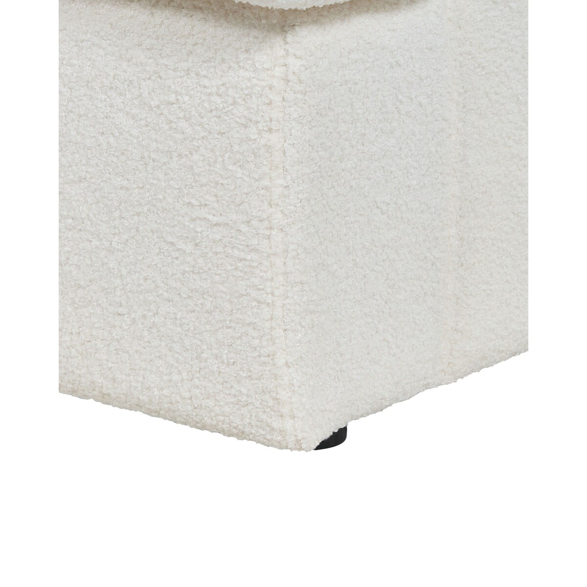 Zestaw 2 foteli boucle biały ALLA