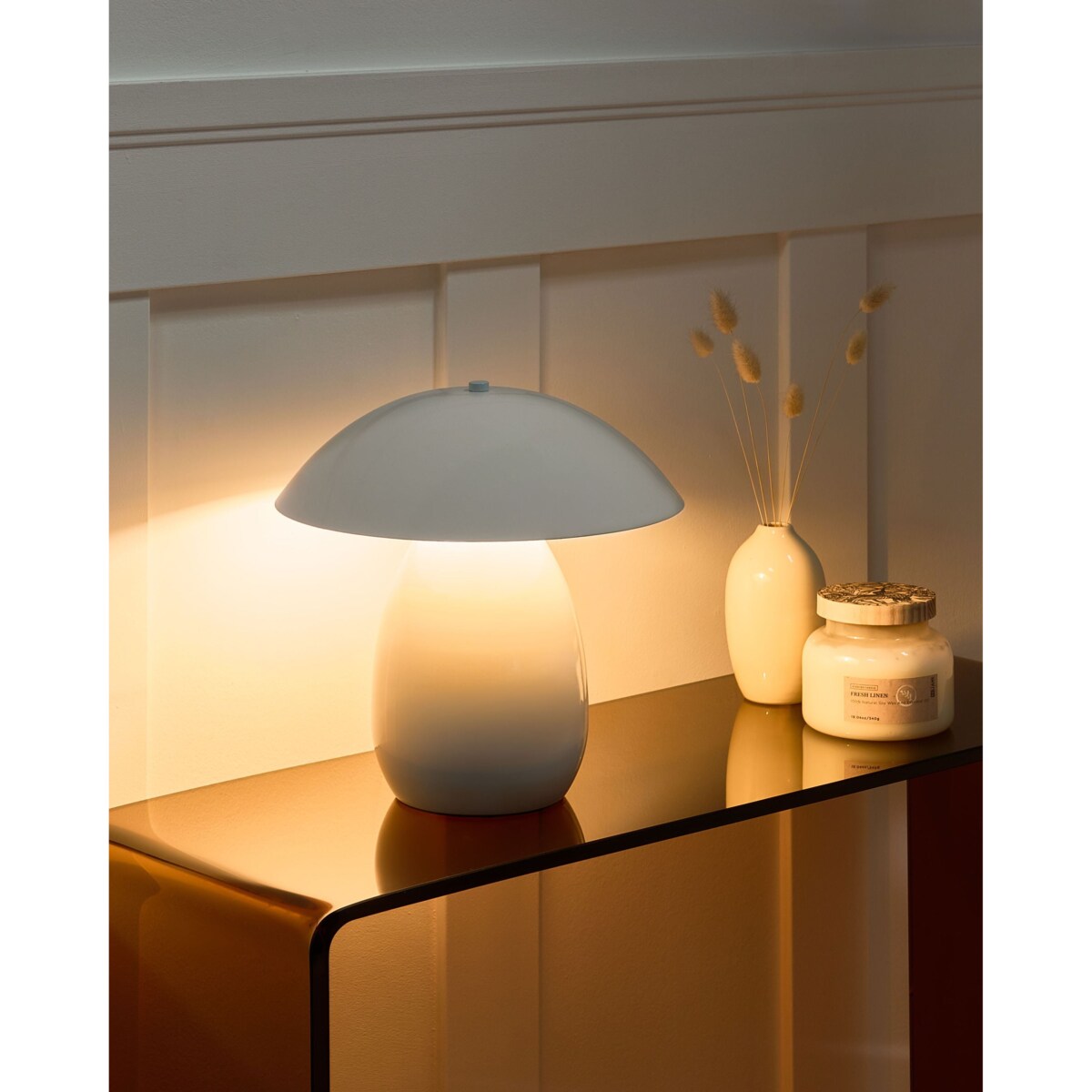 Lampa stołowa SIGI Metal Biały