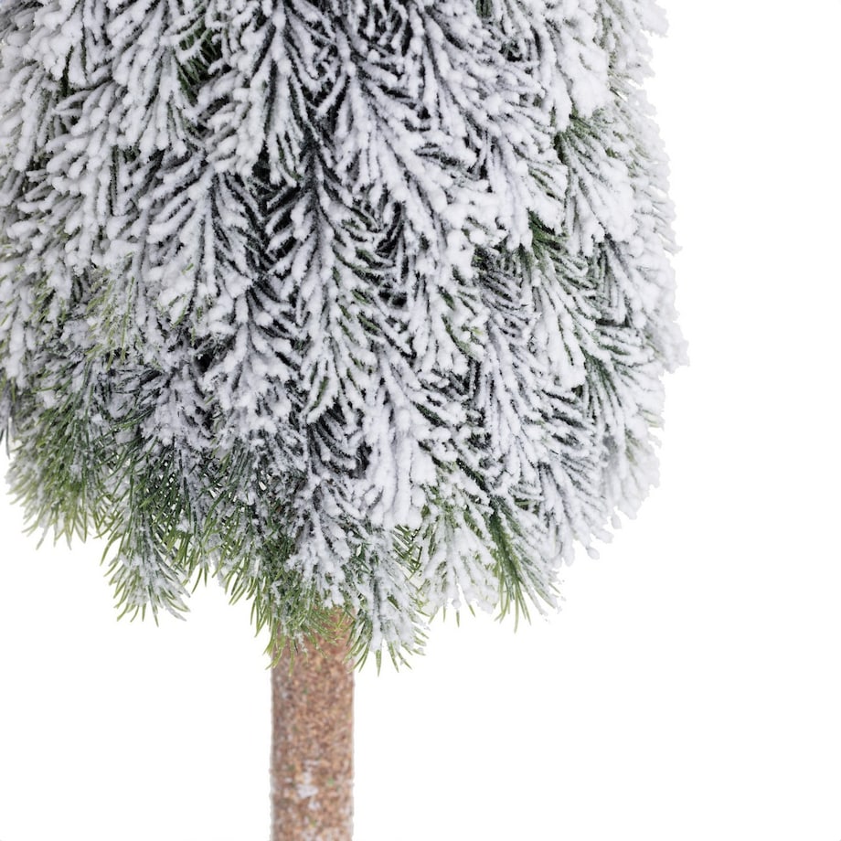 Choinka White Snow 100cm boże narodzenie, święta, świąteczne, biały-zielony, 25 x 25 x 100 cm