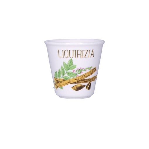 Zestaw 6 kieliszków na likier Liquirizia Liquorelli - Biały, 75 ml
