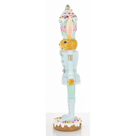 Dekoracja - króliczek na torcie 26,5x6,5x6,5 cm Tortowy ludek