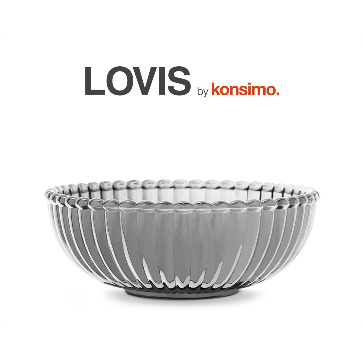 Konsimo LOVIS Misa dekoracyjna, srebrny