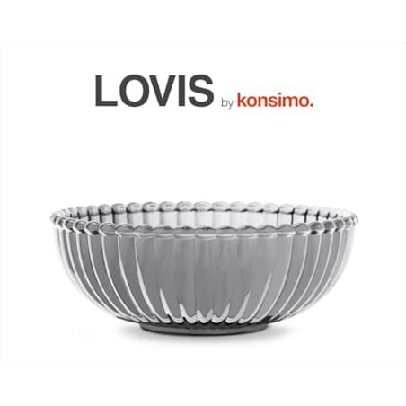 Konsimo LOVIS Misa dekoracyjna, srebrny