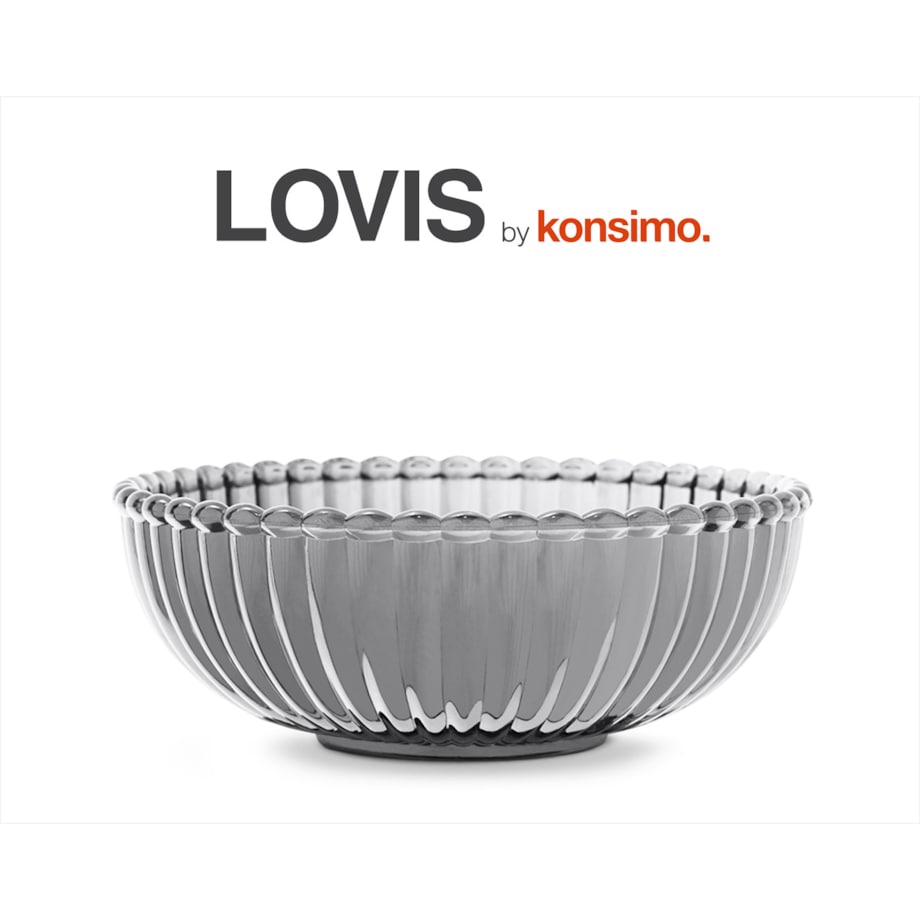 Konsimo LOVIS Misa dekoracyjna, srebrny