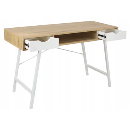 BIURKO ELEGANCKIE do gabinetu biura SZUFLADY NOWOCZESNE DUŻE komputerowe