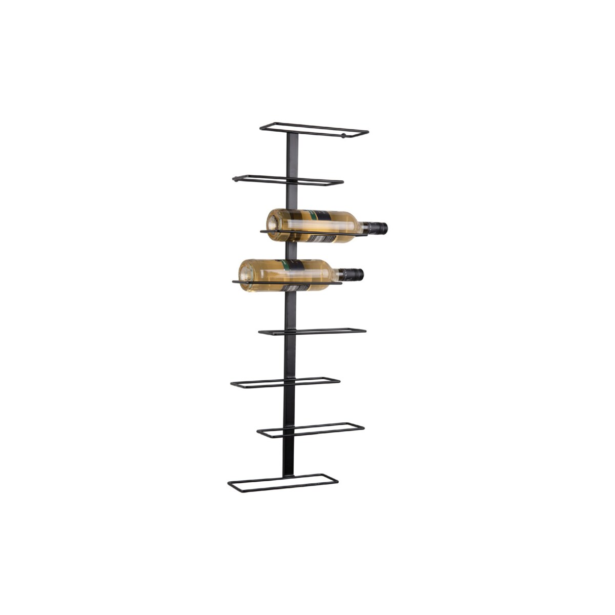 Metalowy stojak na wino FLOAT, 80,5 cm