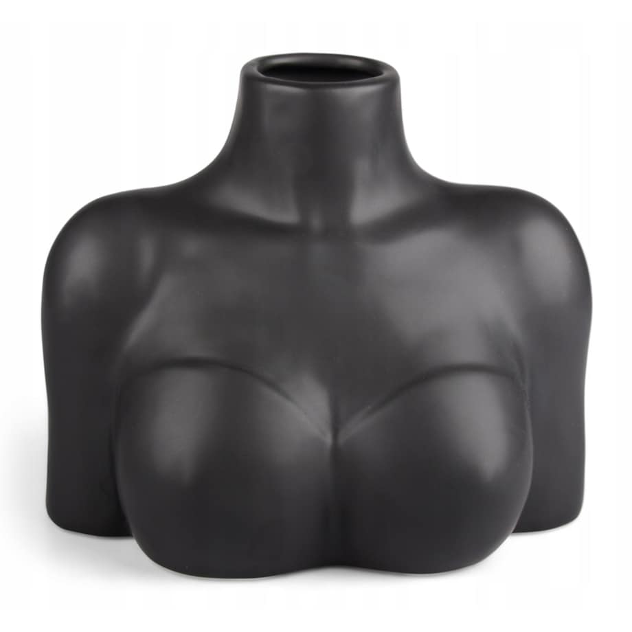 WAZON FEMINE czarny ceramiczny wys. 15cm