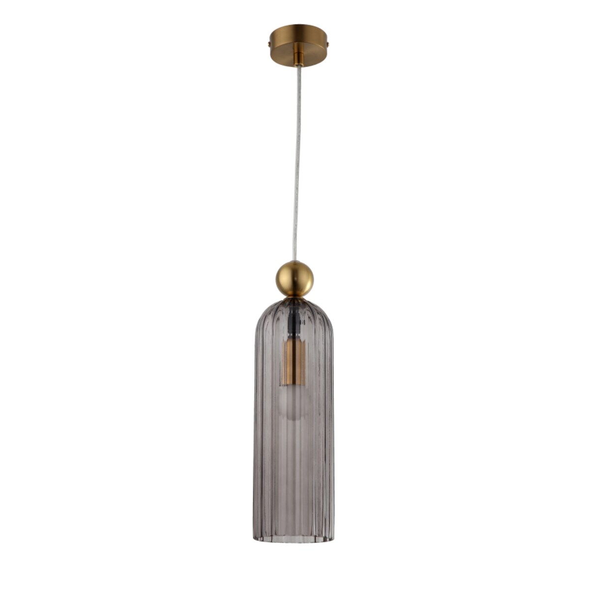 Wisząca lampa Piega LP-939/1P smoked podłużny dymiony zwis nad wyspę kuchenną
