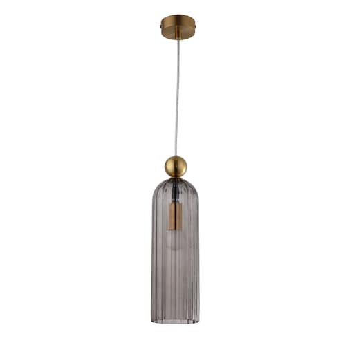 Wisząca lampa Piega LP-939/1P smoked podłużny dymiony zwis nad wyspę kuchenną