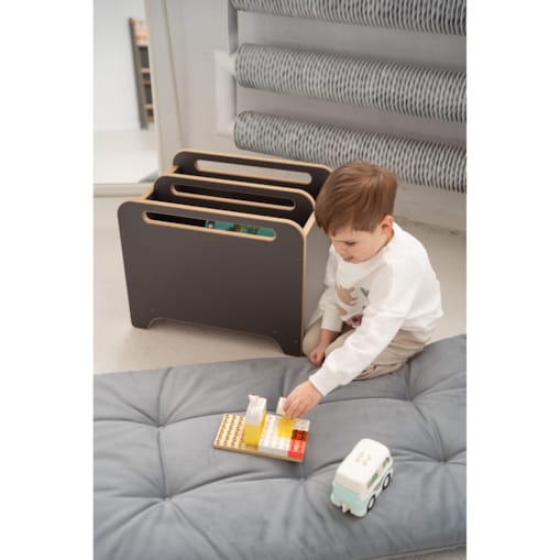 BIG-BOX skrzynia do przechowywania książek i zabawek - szara