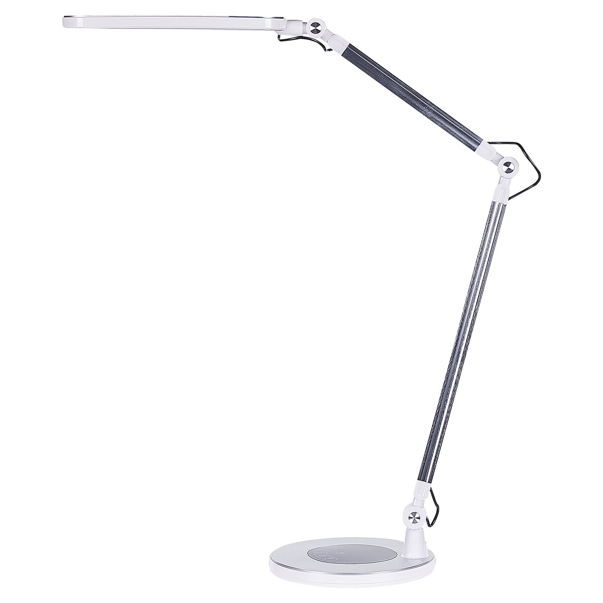 Lampa biurkowa LED GRUS Ze ściemniaczem Metal Srebrny