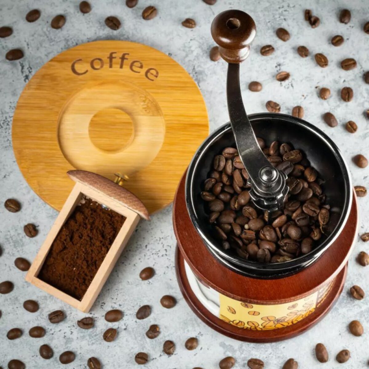 Ręczny Młynek Do Kawy Przypraw Kinghoff