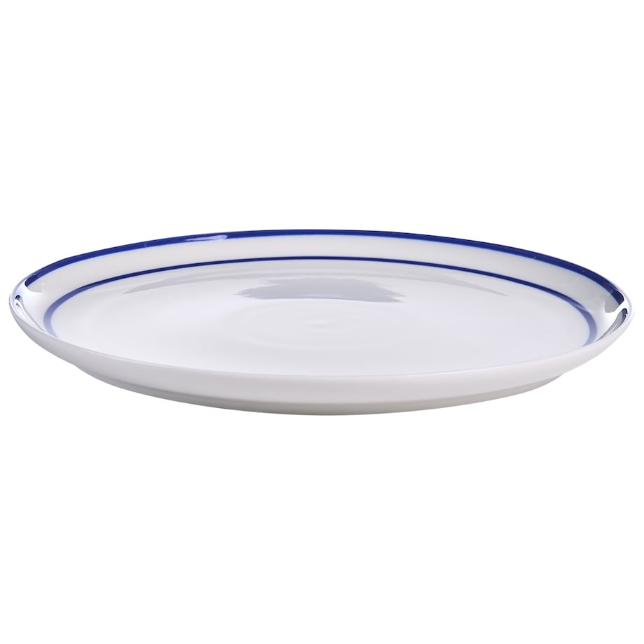 Zastawa stołowa 12-częściowa AMCHUR Porcelana Biały/ niebieski