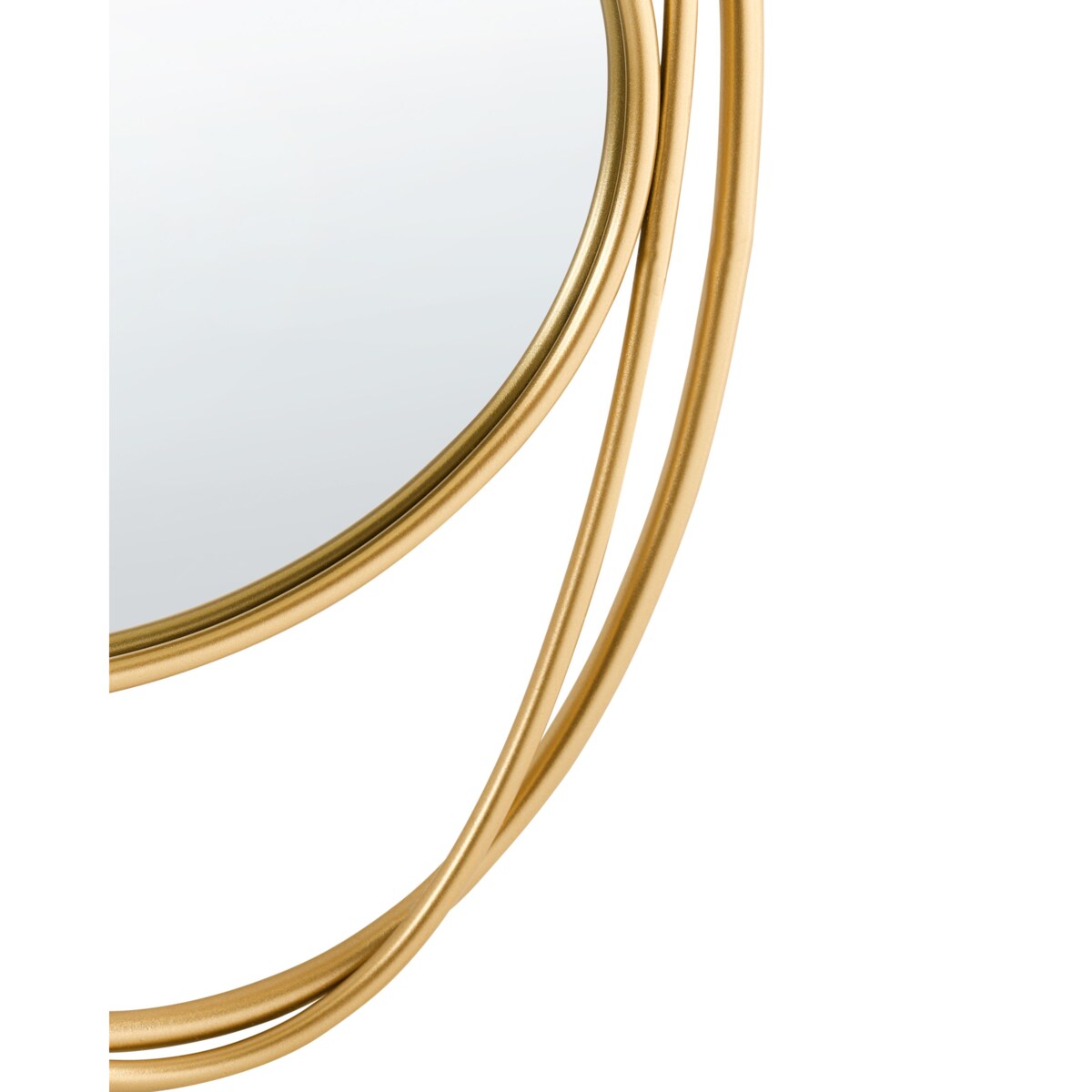 Lustro ścienne COURCY 50 cm 54 cm Metal Złoty