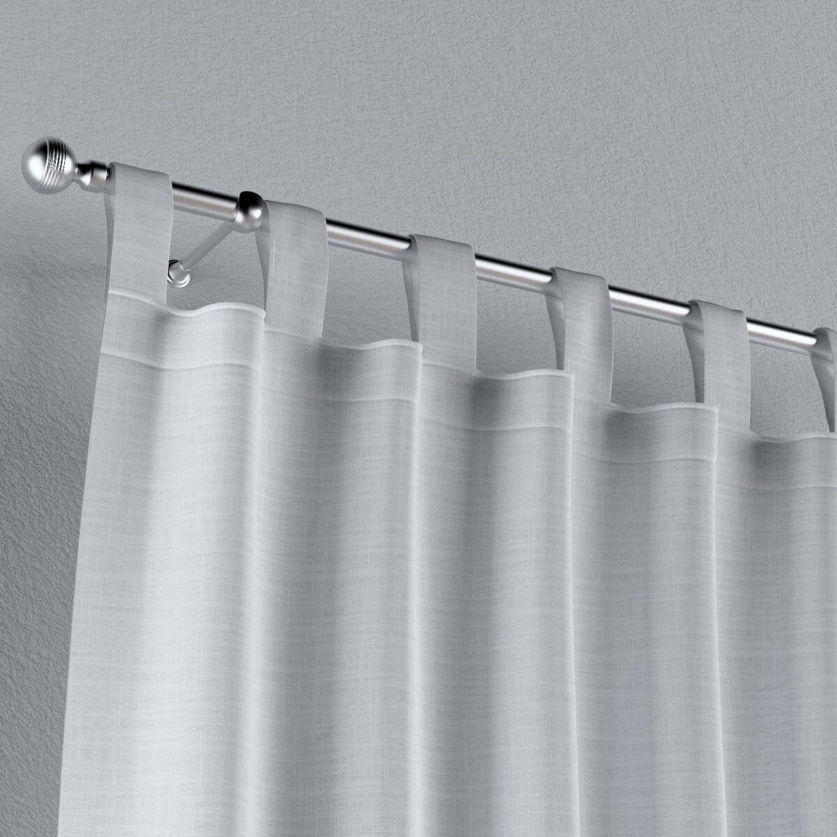 Zasłona na szelkach 1 szt. 130x260 biały