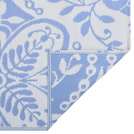 vidaXL Dywan na zewnątrz, ARAKIL błękitny, 190x290 cm, PP