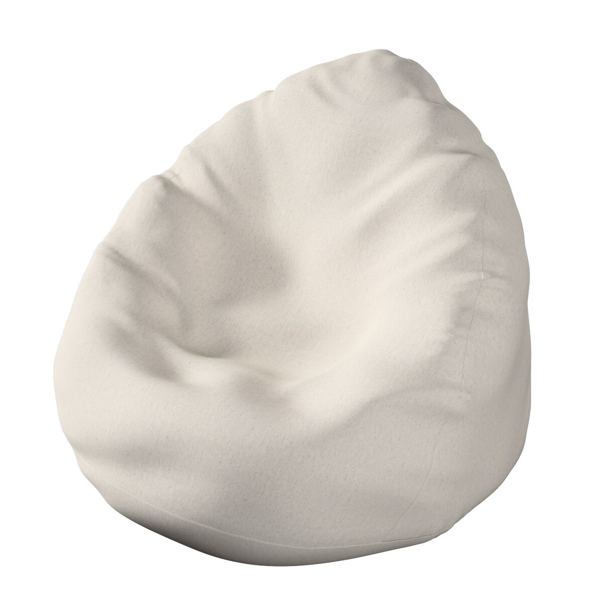 Worek do siedzenia Bowli, melanż szaro-beżowy, Ø80 x 115 cm, Happiness