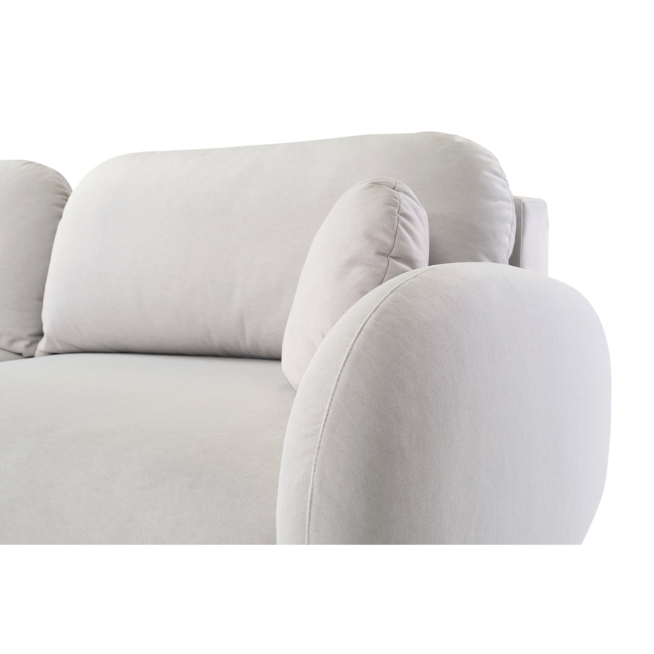 Nowoczesna sofa z funkcją spania SOFTI- ECRU