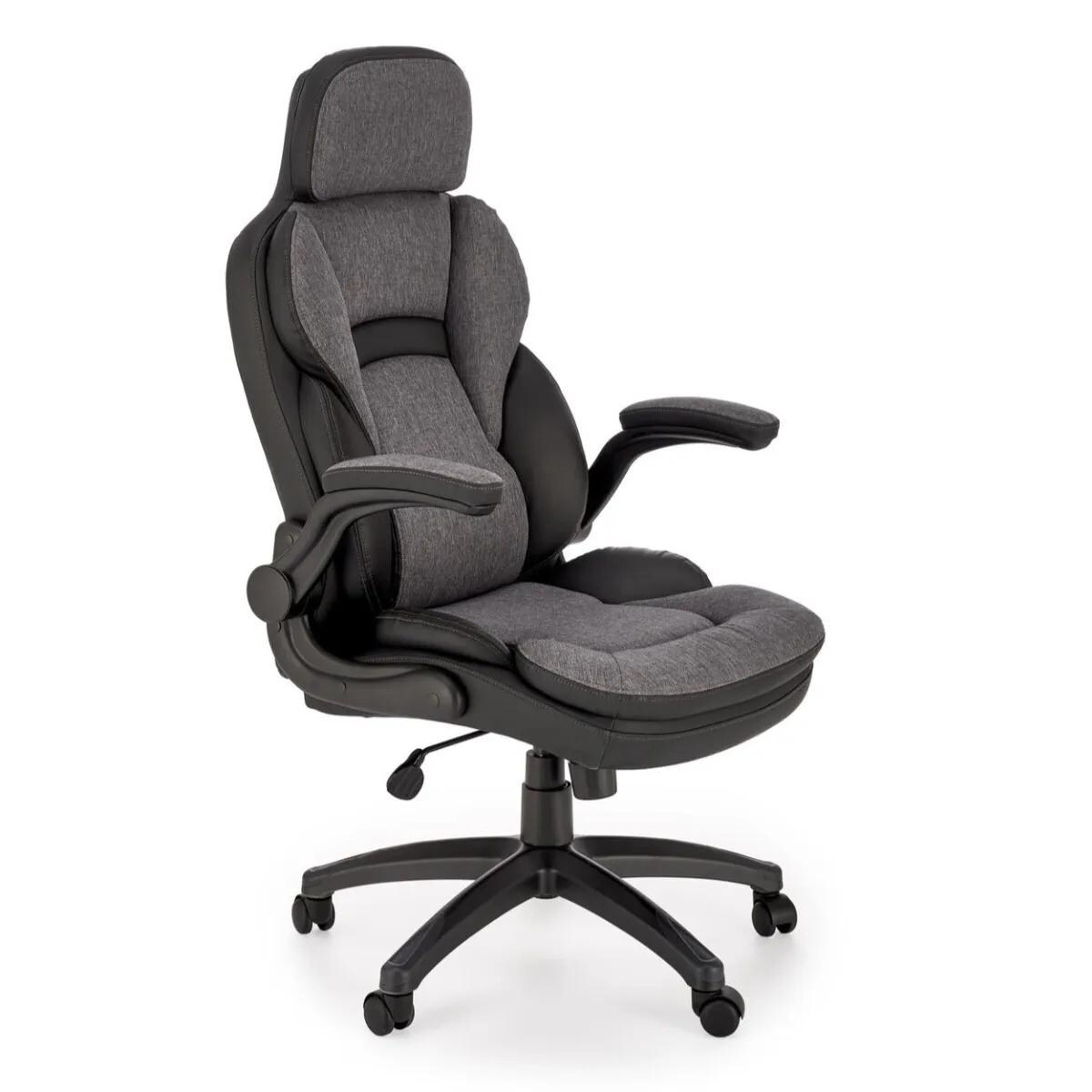 Fotel biurowy VALERIO czarny/szary