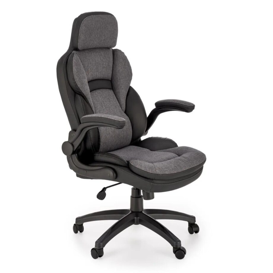 Fotel biurowy VALERIO czarny/szary