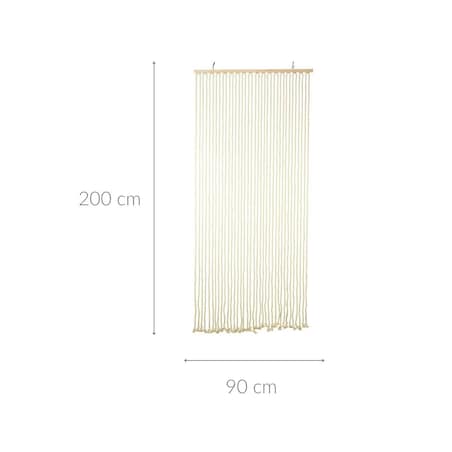 Zasłona na drzwi, makrama, 90 x 200 cm