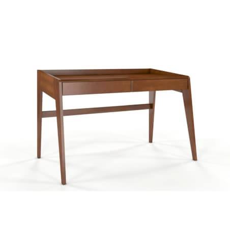 Drewniane bukowe biurko / toaletka z szufladami Visby LISA / kolor orzech