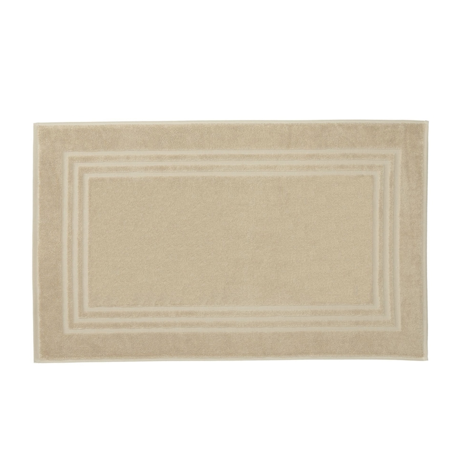 Kleine Wolke Lodge Wegański Dywanik Frotte naturalny beż 50x 80 cm ECO LIVING