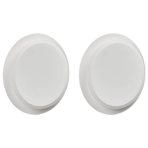 Zestaw 2 lamp ściennych SEMNON Biały Metal LED