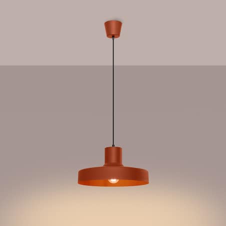 Lampa wisząca BILO ochra czerwona