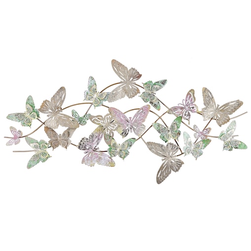 Dekoracja ścienna Motyl GALLIUM Metal 53 cm Kolorowy