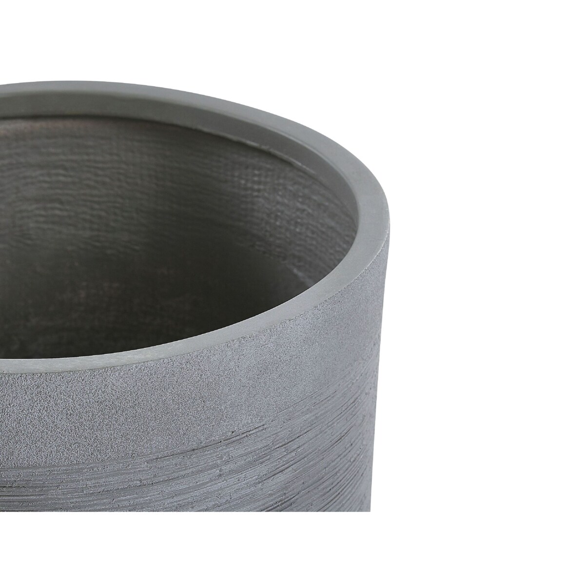 Doniczka 42 x 42 x 41 cm szara SAMOS