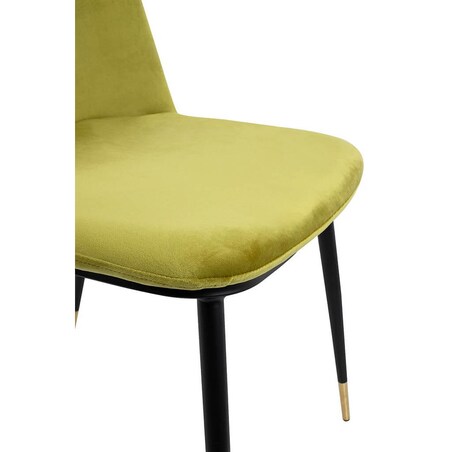 Kuchenne krzesło Diego KH1201100122.45.LGRE King Home jasnozielone czarne