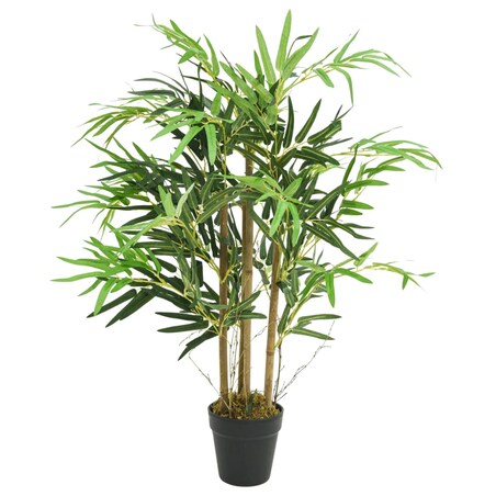 vidaXL Sztuczny bambus, 500 liści, 80 cm, zielony