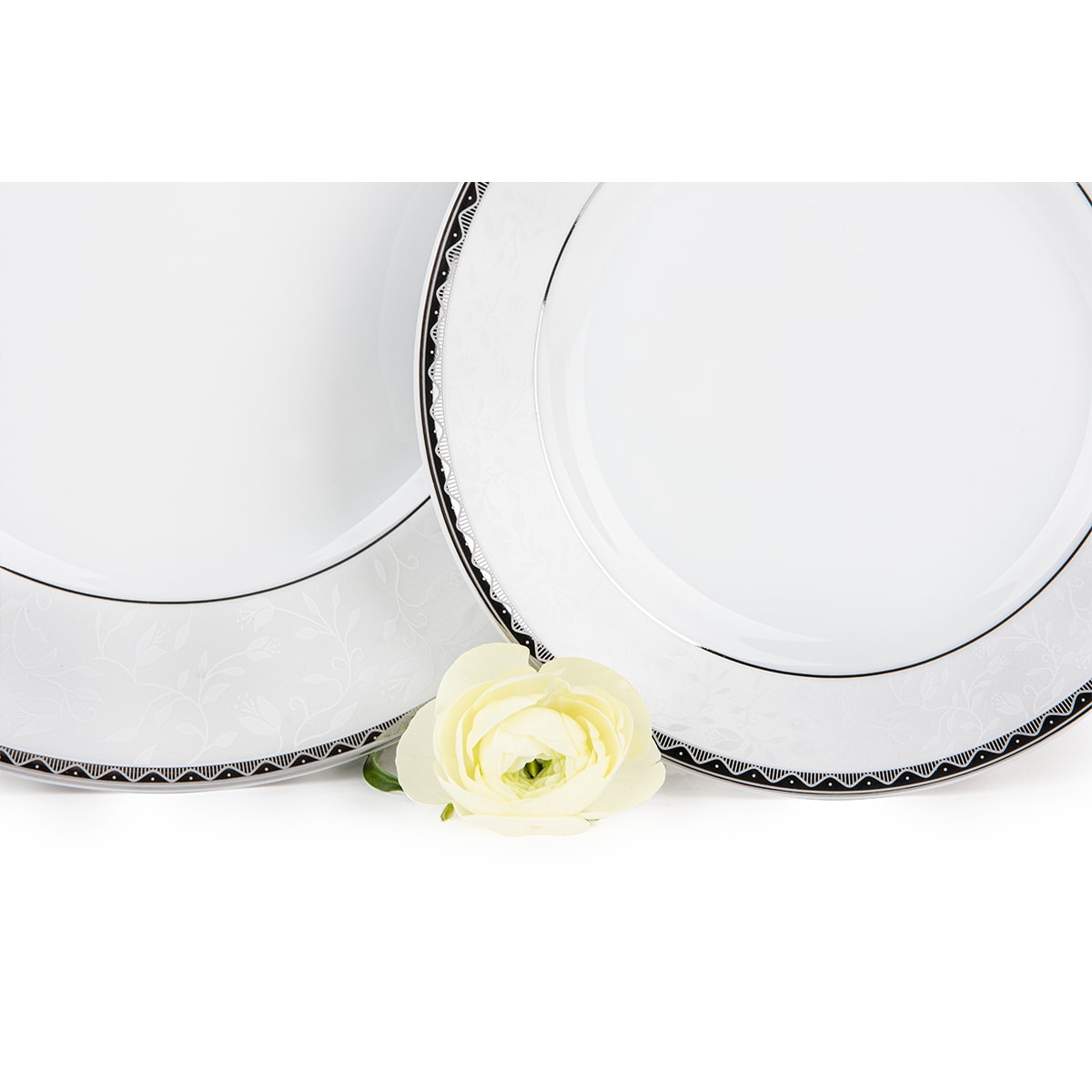 Zestaw obiadowy 6os. (18 el.) AMELIA PLATYNA