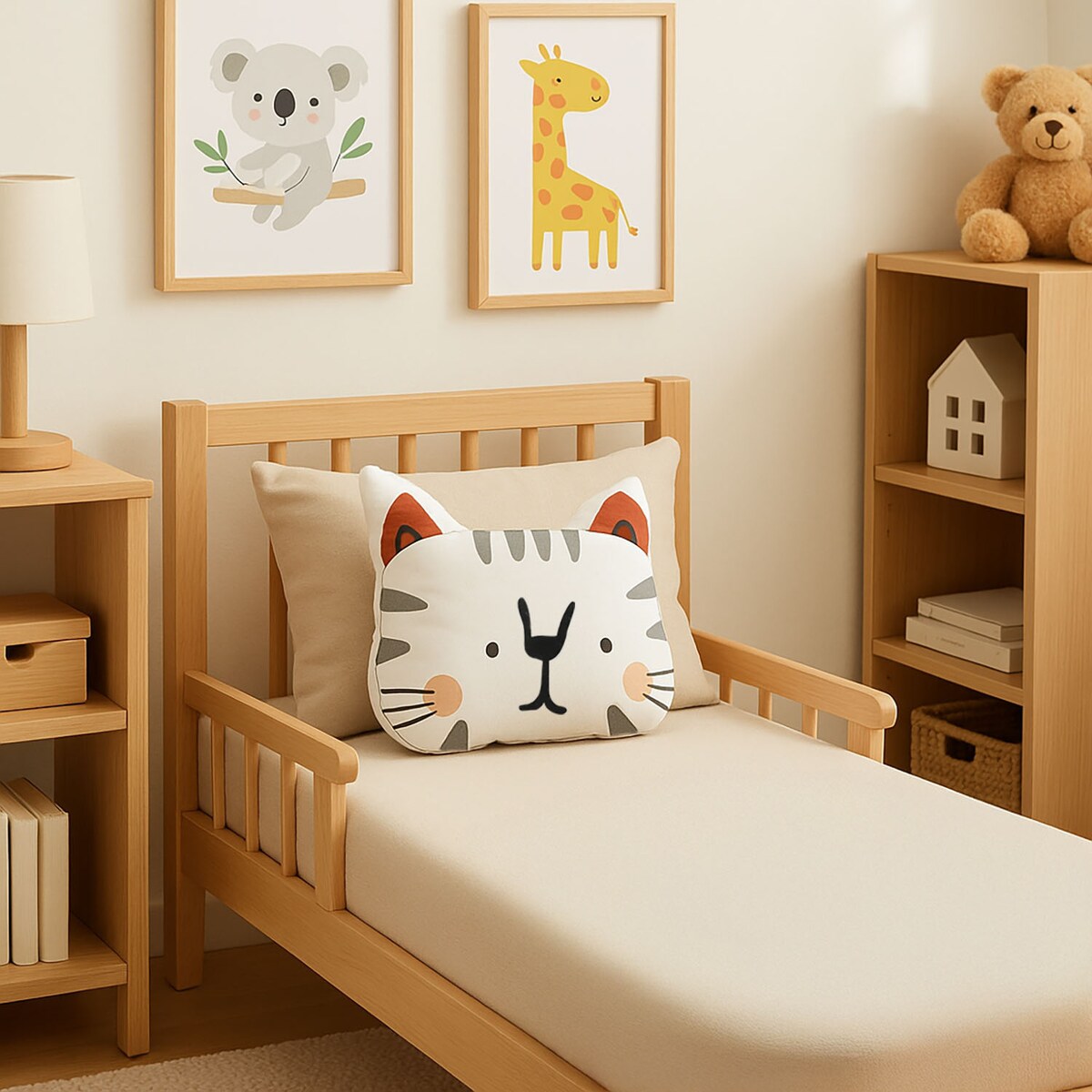 Poduszka dziecięca z nadrukiem, 35 x 40 cm, bawełna