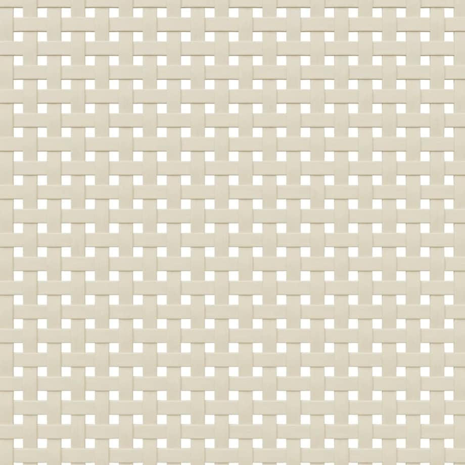 vidaXL Szafka nocna SENJA, imitacja rattanu, biała, 40x35x48 cm, sosna