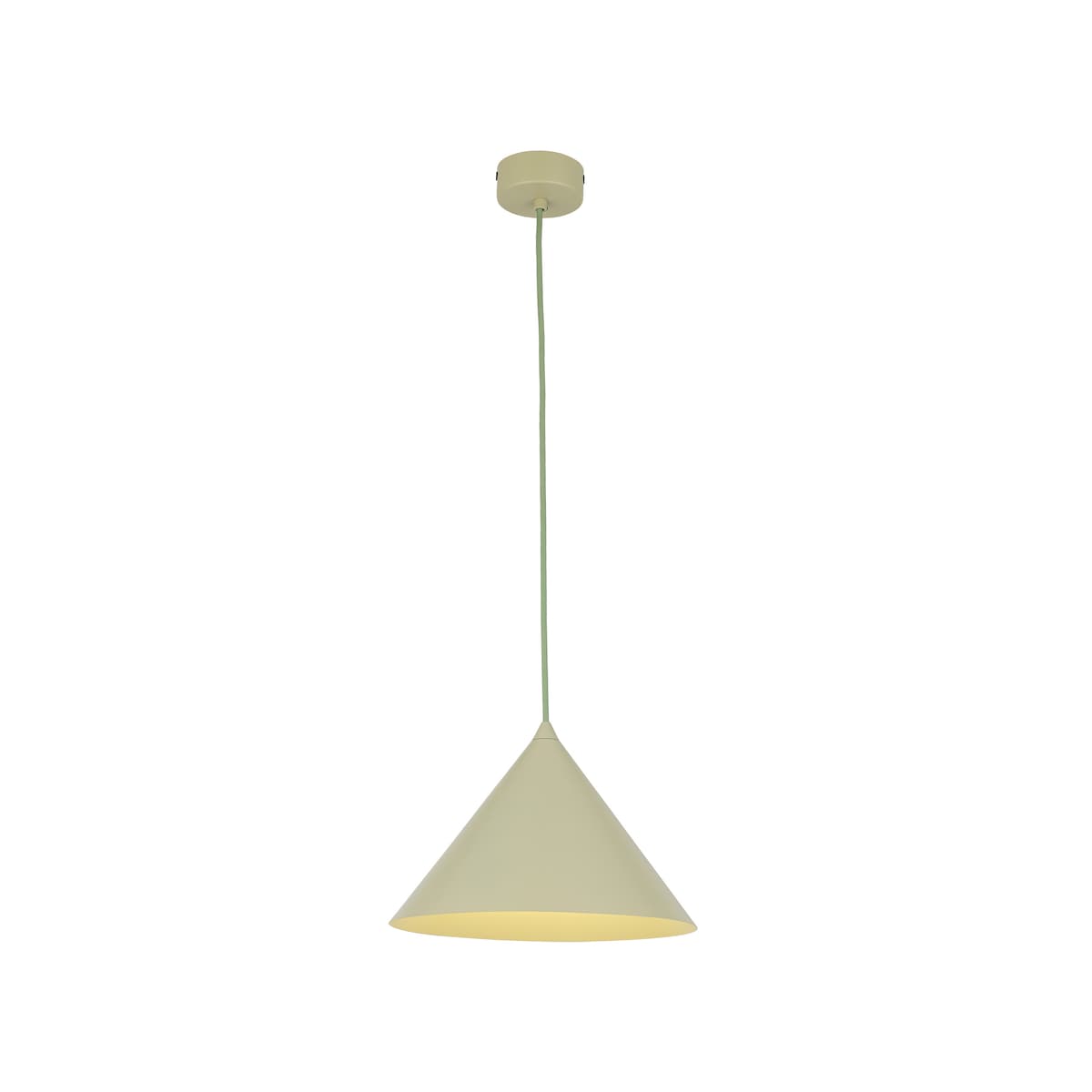 Lampa wisząca TK Lighting CONO M Pistacjowa 1xE27 loftowa regulowana wysokość 11418