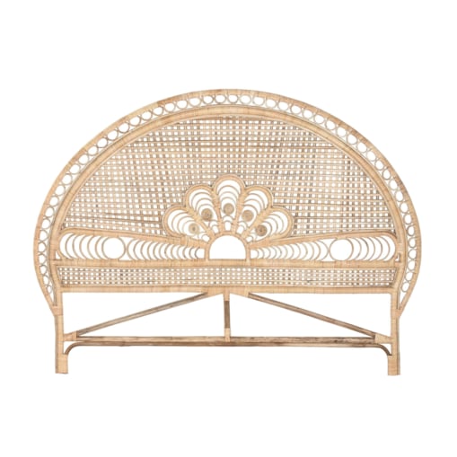 Zagłowek wezgłowie rattanowo-bambusowe Riva 180x3x125 cm