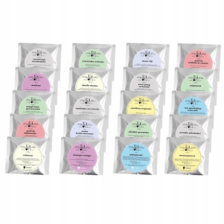 THE BEST BOX zestaw wyselekcjonowanych kaw smakowych i herbat sypanych świeca sojowa kubek z zaparzaczem i pokrywką - na prezent upominek dla kobiety faceta