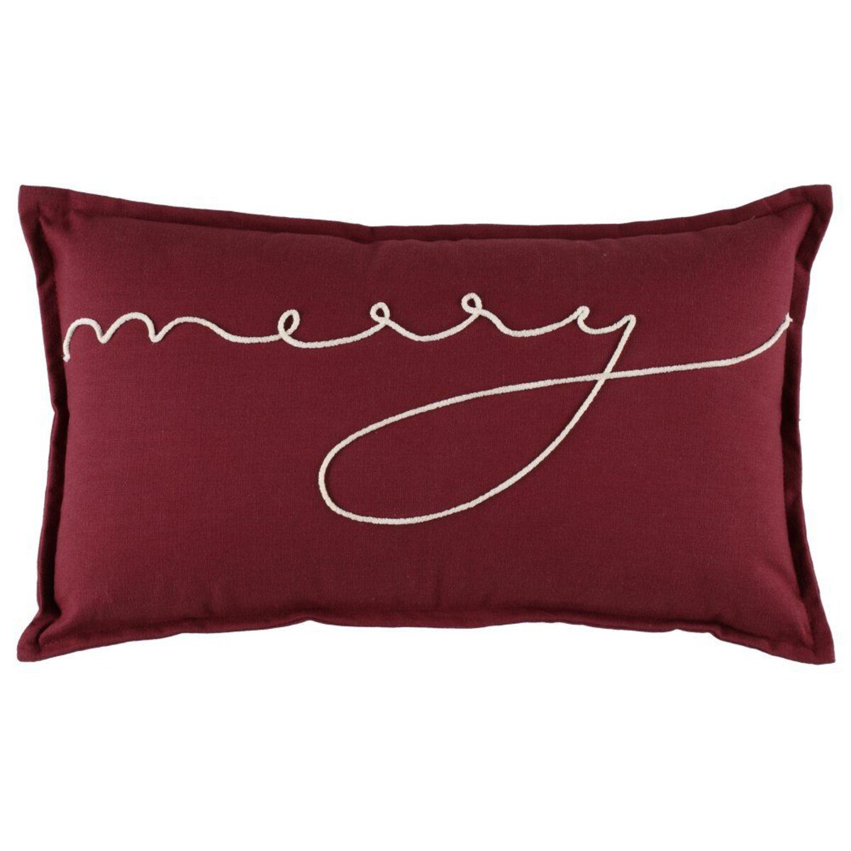 Poduszka dekoracyjna ze świątecznym napisem, 30 x 50 cm