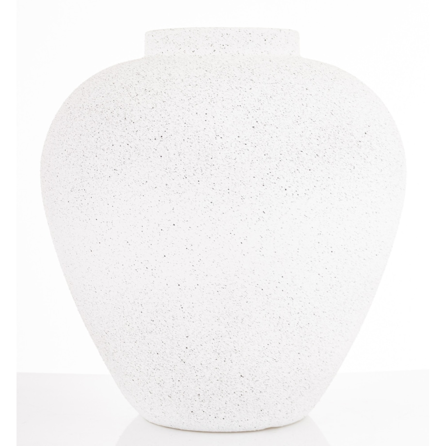 Wazon ceramiczny 26x21x21 cm FLORIDA biały