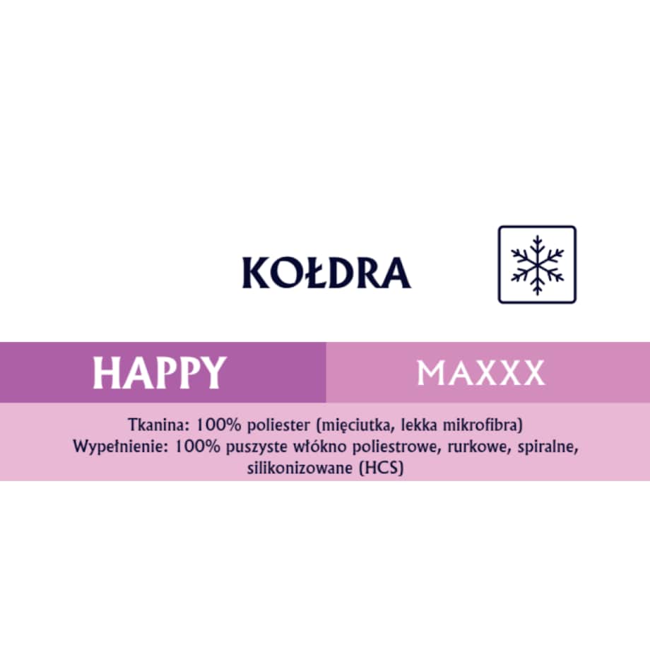 Kołdra zimowa 155x200 HAPPY MAXXX Senna Home