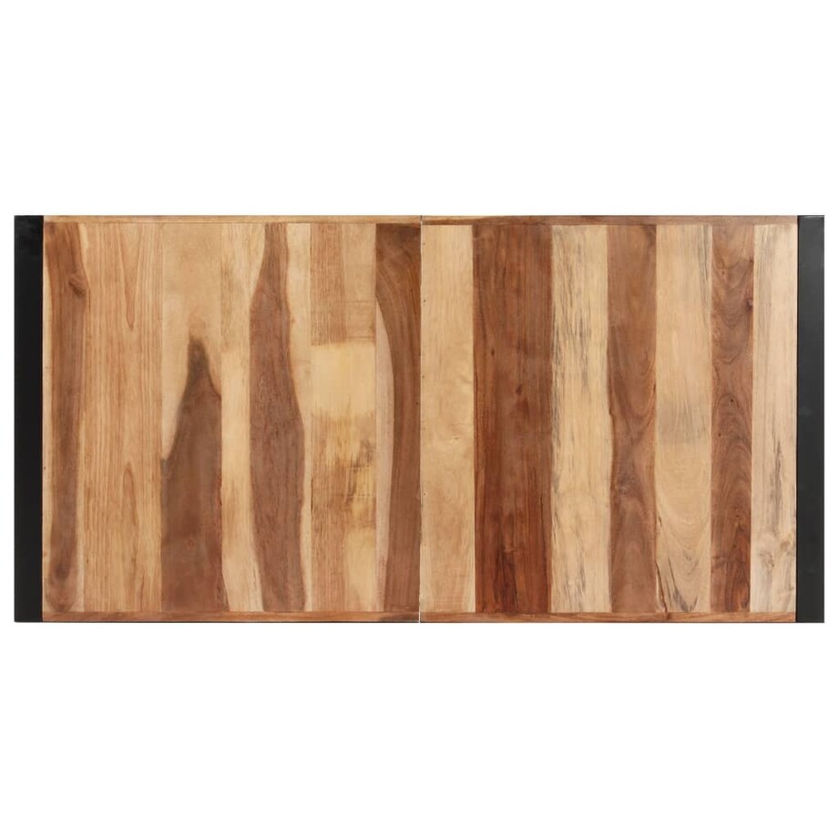 vidaXL Stół do jadalni, 140x70x75 cm, lite drewno