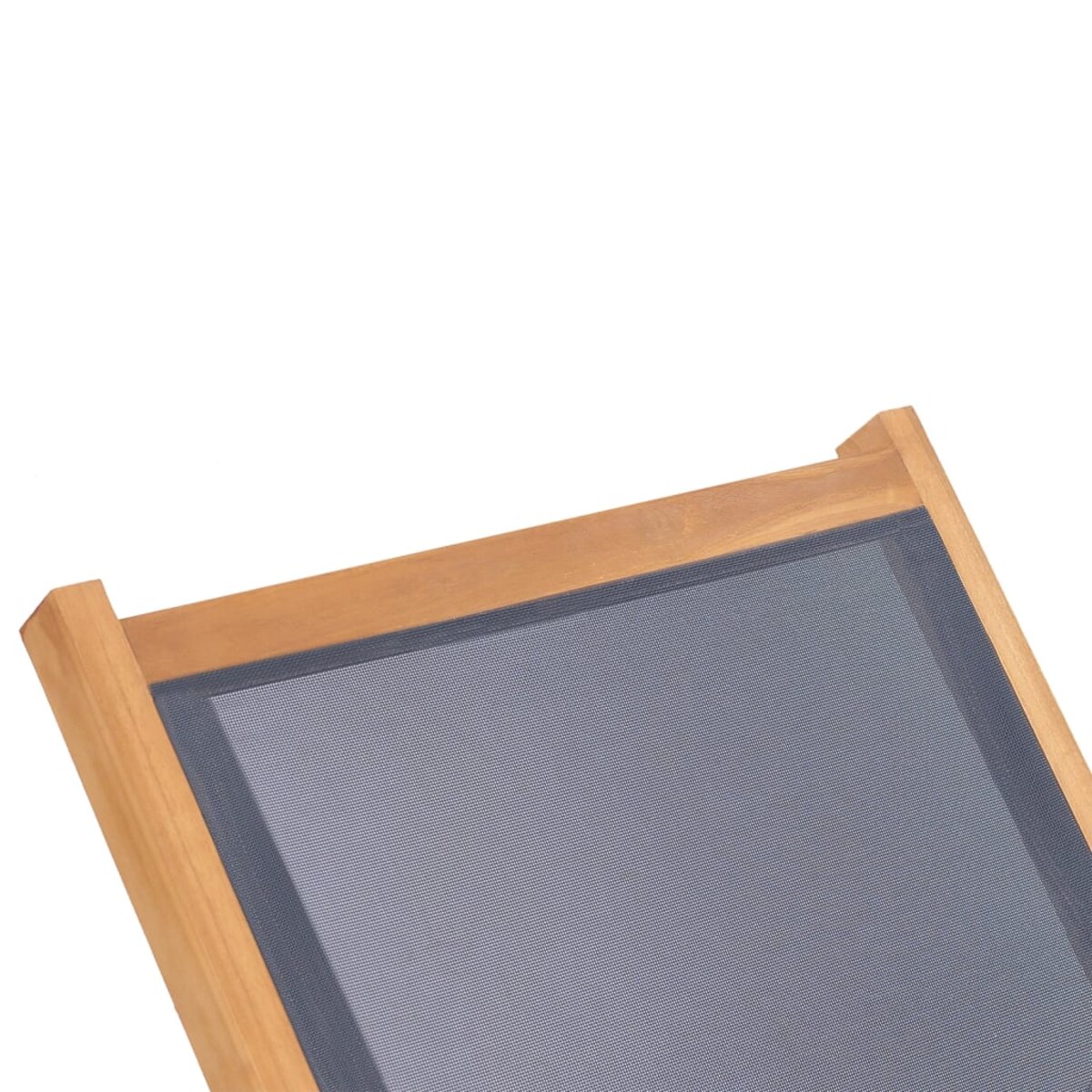 vidaXL Składane leżaki z kółkami, 2 szt., drewno tekowe i textilene