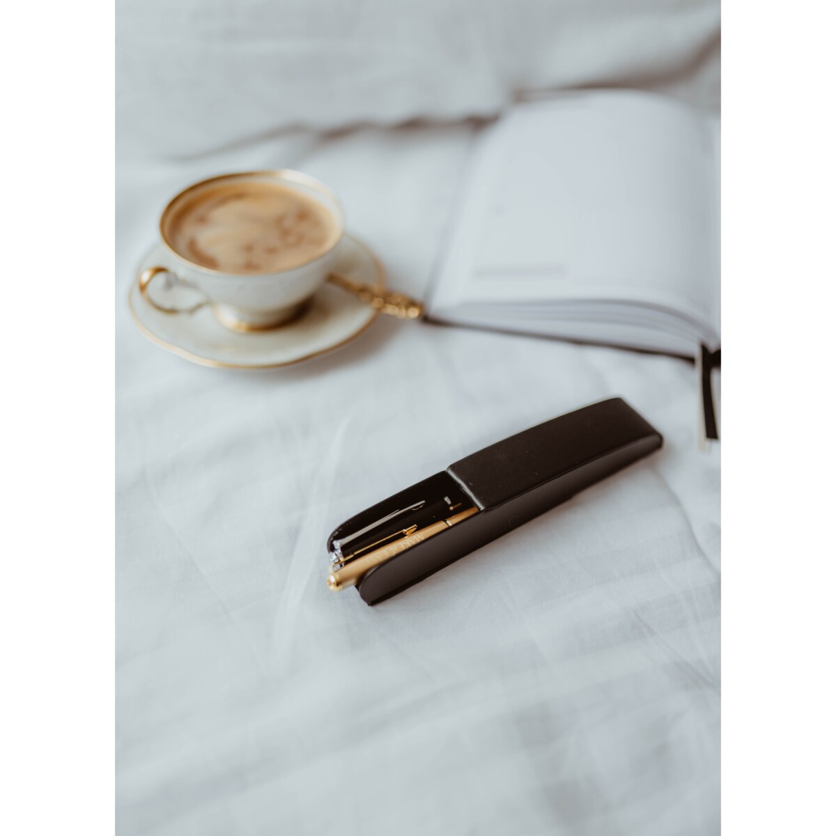 Zestaw piór atramentowych z etui – BLACK&GOLD