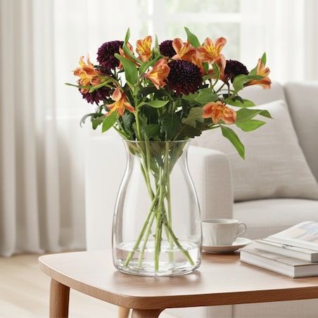 Wazon szklany Flor 20 cm