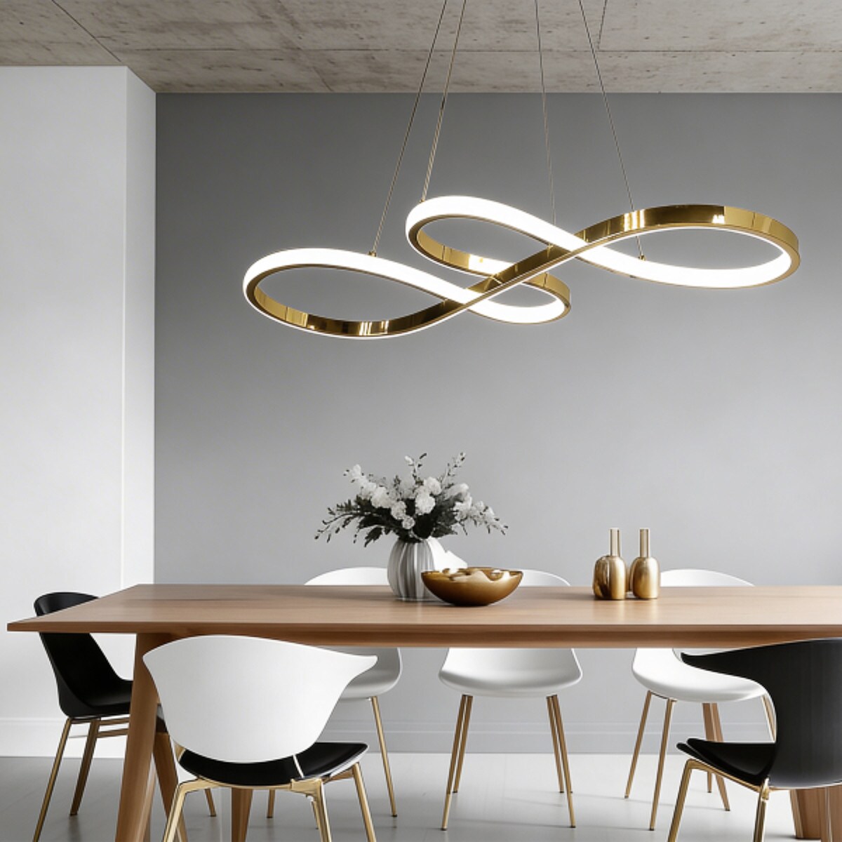 Lampa wisząca Light Prestige Infania złoty LED CCT 3000K/4000K/6000K (regulowana) 1 szt.